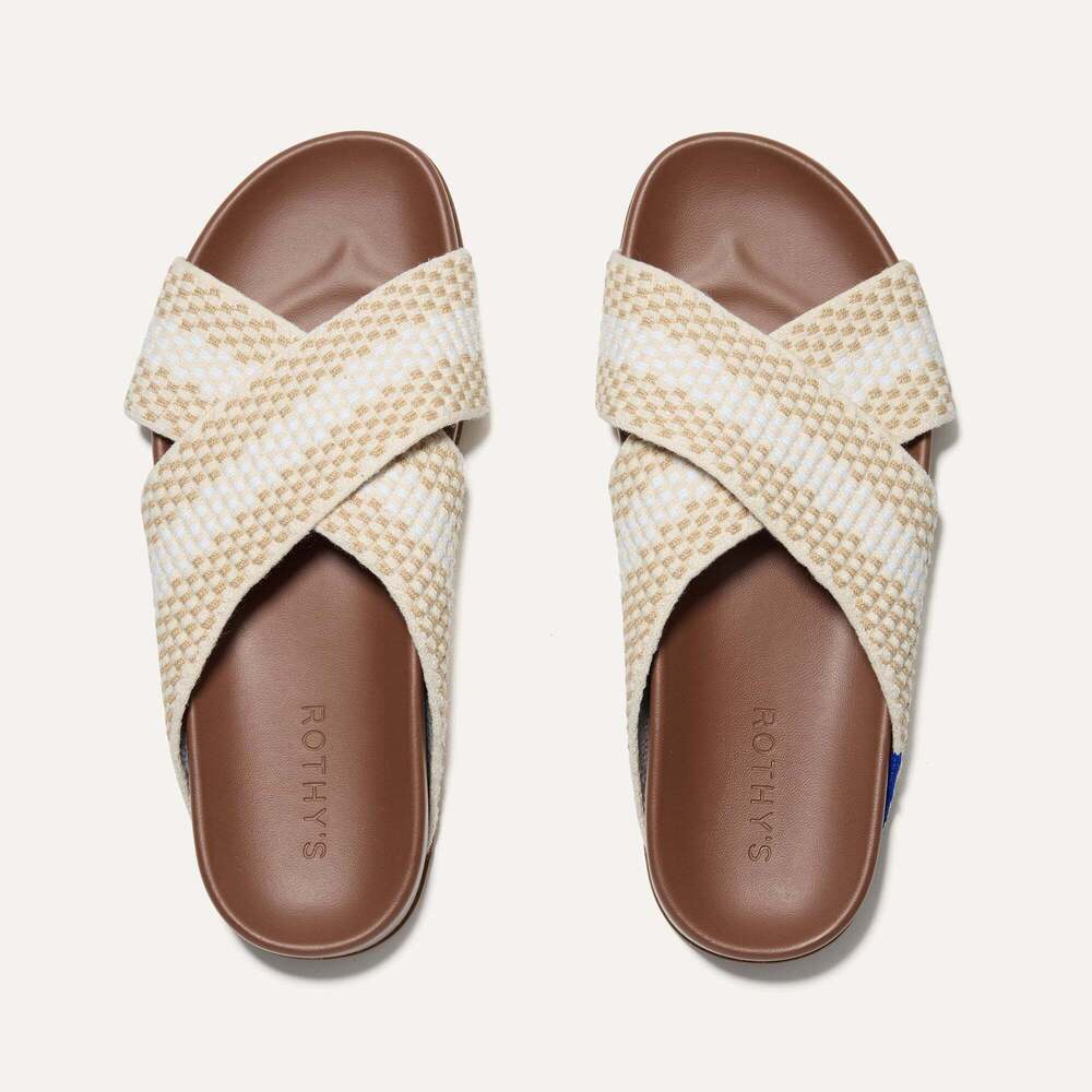Rothy's The Weekend Slide - Vanilla Cone Size 8.5